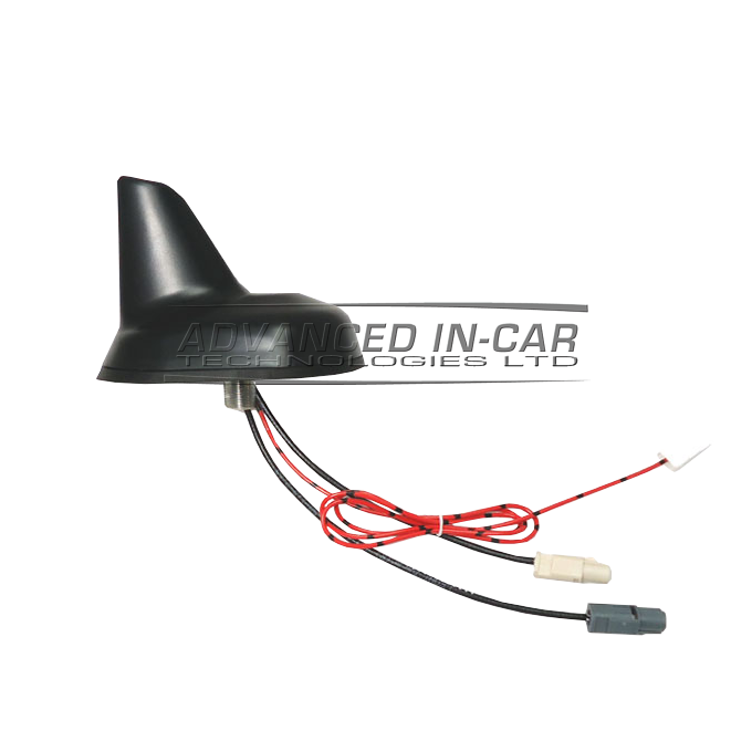 DBAILY Car Shark Fin Antenne,2pcs Haifisch Antenne Auto Dab